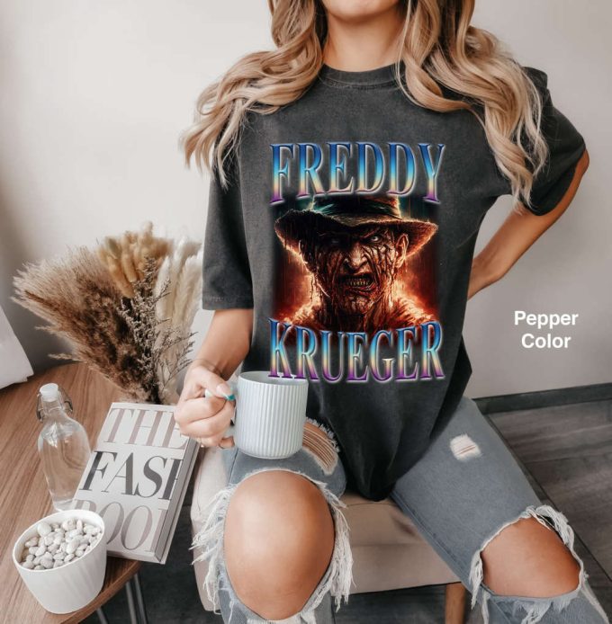 Retro Freddy Krueger Comfort Colors Shirt - Funny Gift For Nightmare On Elm Street Fan 5