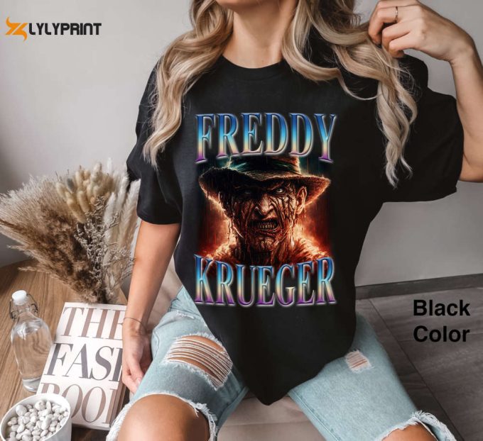 Retro Freddy Krueger Comfort Colors Shirt - Funny Gift For Nightmare On Elm Street Fan 1