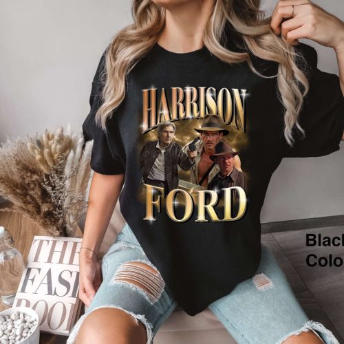 Retro Harrison Ford Comfort Colors Shirt: Vintage Sweatshirt 90s Sweater – Funny Gift