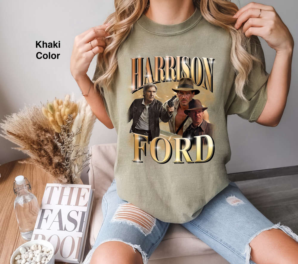 Retro Harrison Ford Comfort Colors Shirt: Vintage Sweatshirt 90s Sweater – Funny Gift