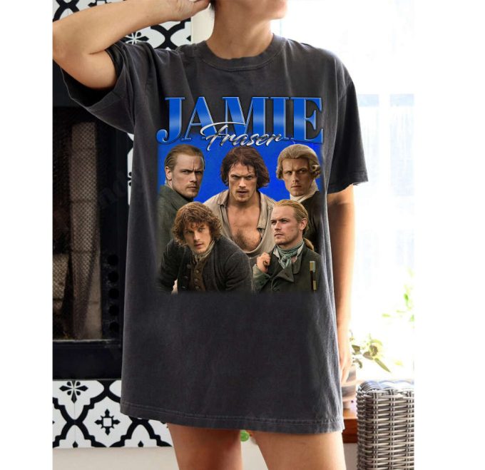 Retro Jamie Fraser T-Shirt Jamie Fraser Shirt Jamie Fraser Tees Jamie Fraser Sweater Vintage Movie Vintage T-Shirt Classic Movie 2