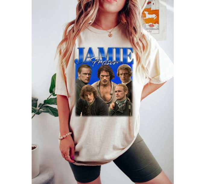 Retro Jamie Fraser T-Shirt Jamie Fraser Shirt Jamie Fraser Tees Jamie Fraser Sweater Vintage Movie Vintage T-Shirt Classic Movie 3