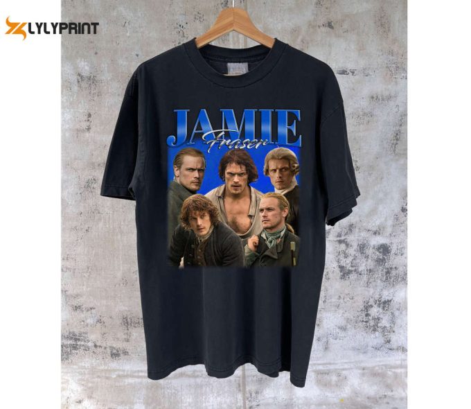 Retro Jamie Fraser T-Shirt Jamie Fraser Shirt Jamie Fraser Tees Jamie Fraser Sweater Vintage Movie Vintage T-Shirt Classic Movie 1