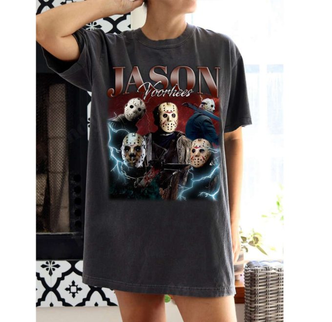 Retro Jason Vorhees T-Shirt Jason Vorhees Shirt Jason Vorhees Tees Jason Vorhees Sweater Vintage Movie Vintage Shirt Classic T-Shirt 2