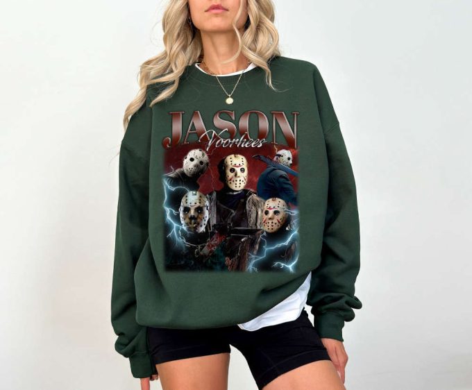 Retro Jason Vorhees T-Shirt Jason Vorhees Shirt Jason Vorhees Tees Jason Vorhees Sweater Vintage Movie Vintage Shirt Classic T-Shirt 3