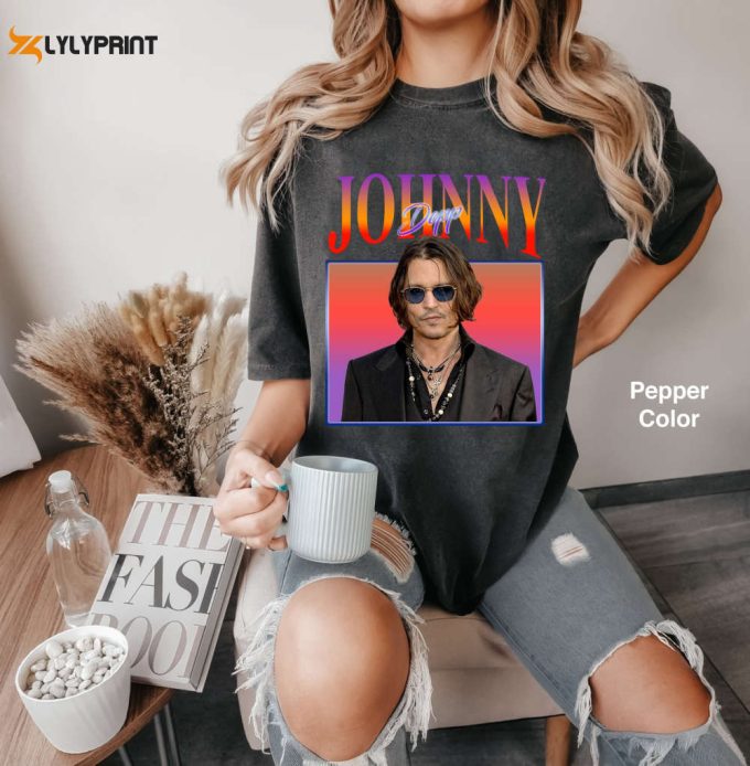 Shop Retro Johnny Depp Shirt &Amp;Amp; Sweatshirt: Pirate Rotten Born Lawyer Merch 1