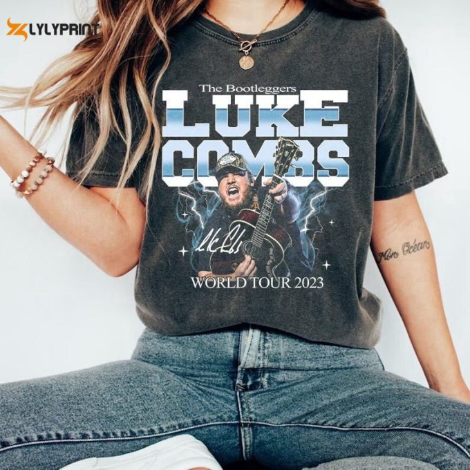 Retro Luke Combs Shirt, Country Music Shirt, Combs Cowboy Tee, For Men Women 1