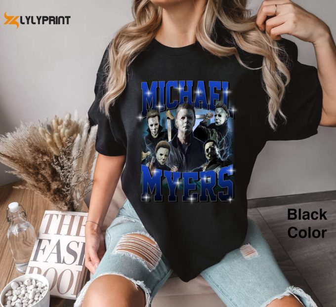 Retro Michael Myers Comfort Colors Shirt, Michael Myers Homage T-Shirt, Michael Myers Sweatshirt, Michael Myers Crewneck, Horror Shirt 2024 1