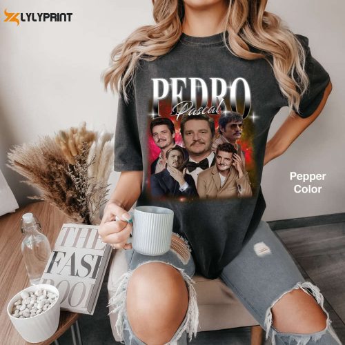 Retro Pedro Pascal Comfort Colors Shirt: Vintage 90s Crewneck & Sweatshirt