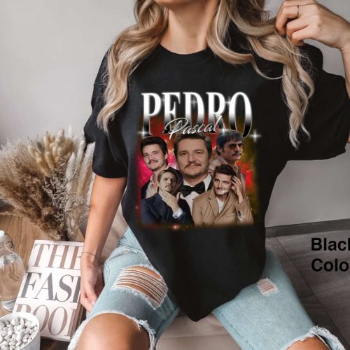 Retro Pedro Pascal Comfort Colors Shirt: Vintage 90s Crewneck & Sweatshirt