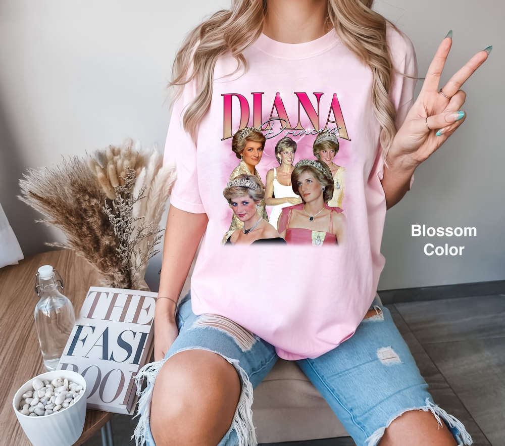 Vintage Princess Diana Shirt: Retro Comfort Colors Crewneck Sweater – Funny Diana Design
