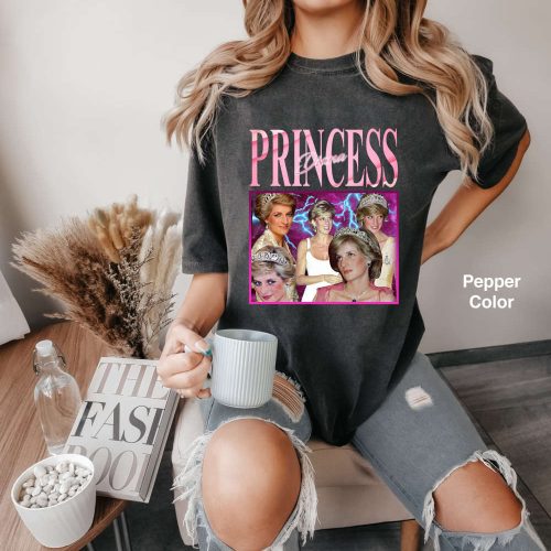 Vintage Princess Diana Shirt: Retro Comfort Colors Sweatshirt & Crewneck Diana Shirt2024