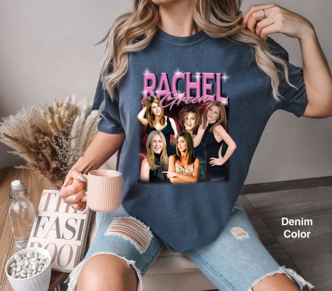 Retro Rachel Green Shirt: Jennifer Aniston Sweatshirt &Amp; Sweater 2024 2