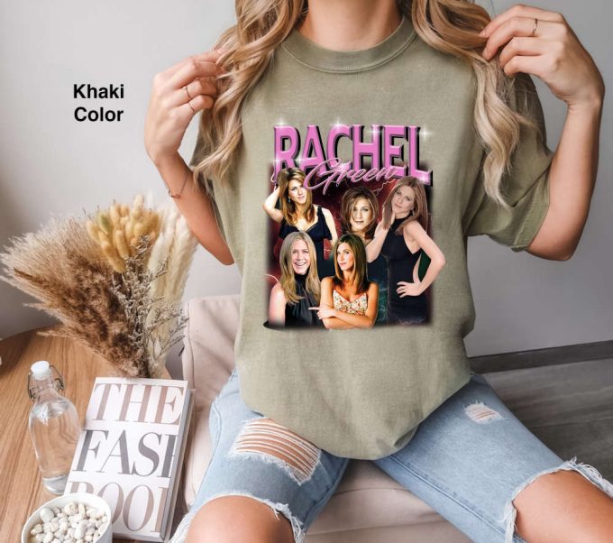 Retro Rachel Green Shirt: Jennifer Aniston Sweatshirt &Amp; Sweater 2024 3