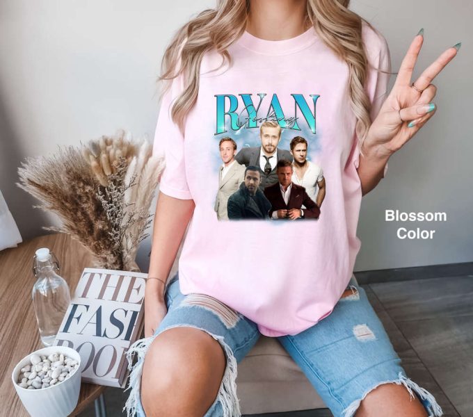 Retro Ryan Gosling Shirt, Ryan Gosling Homage Comfort Colors Shirt, Ryan Gosling Sweatshirt, Ryan Gosling 90S Sweater, Ryan Gosling Gift 3