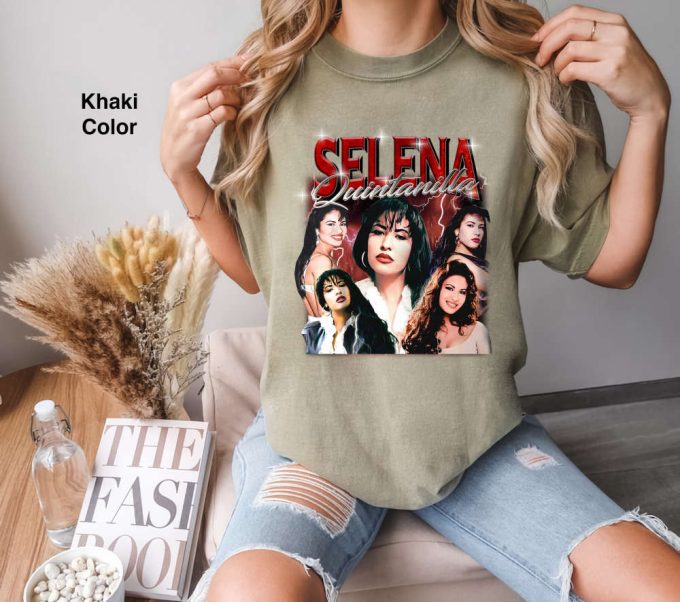 Retro Selena Quintanilla Shirt: Comfort Colors T-Shirt &Amp; Sweatshirt - Vintage Gift For Fan 5