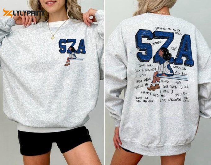 Retro Sza Sweatshirt, Sza Shirt Good Days, Sza Merch, Sza Sos Tour Shirt 2024, For Men Women 1