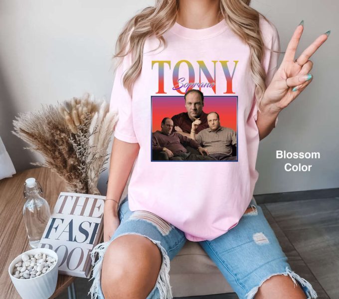 Retro Tony Soprano Comfort Colors Shirt - Premium Tees &Amp; Sweatshirts: Perfect Tony Soprano Gift Sopranos Merch 3