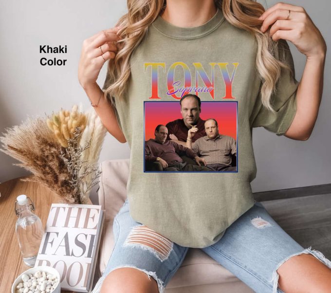 Retro Tony Soprano Comfort Colors Shirt - Premium Tees &Amp; Sweatshirts: Perfect Tony Soprano Gift Sopranos Merch 5