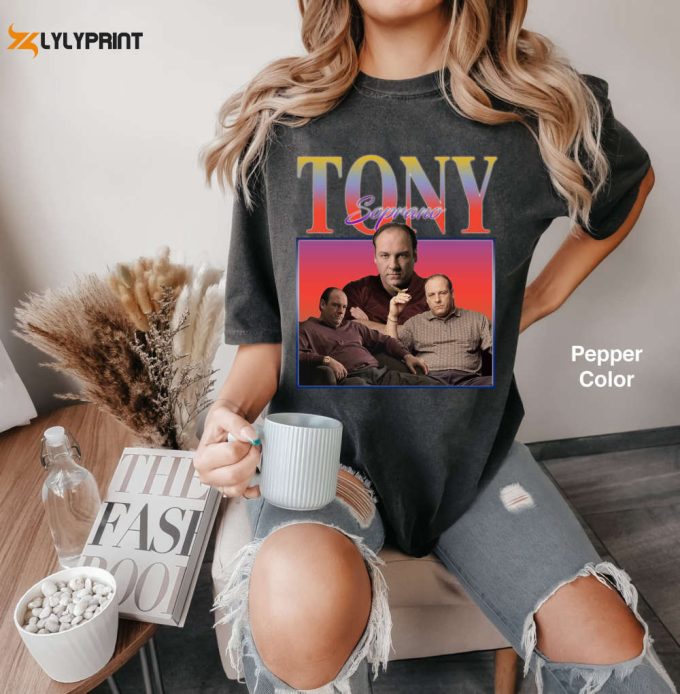Retro Tony Soprano Comfort Colors Shirt - Premium Tees &Amp;Amp; Sweatshirts: Perfect Tony Soprano Gift Sopranos Merch 1