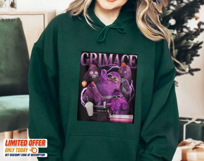 Retro Vintage Grimace Shake Shirt Funny Tik Tok Trend Meme, For Men Women 3