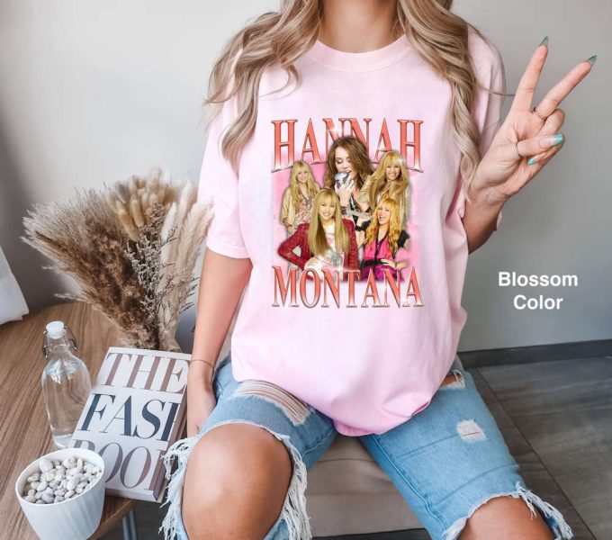 Retro Vintage Hannah Montana Comfort Colors Shirt, Hannah Montana T-Shirt, Hannah Montana Crewneck, Hannah Montana Sweatshirt, 90S T-Shirt 2