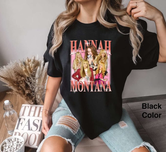 Retro Vintage Hannah Montana Comfort Colors Shirt, Hannah Montana T-Shirt, Hannah Montana Crewneck, Hannah Montana Sweatshirt, 90S T-Shirt 3