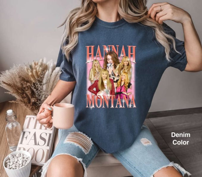 Retro Vintage Hannah Montana Comfort Colors Shirt, Hannah Montana T-Shirt, Hannah Montana Crewneck, Hannah Montana Sweatshirt, 90S T-Shirt 4