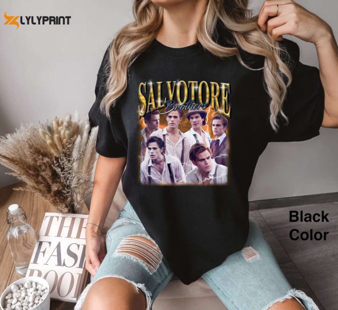 Retro Vintage Salvatore Brothers Comfort Colors Shirt &Amp;Amp; Damon Stefan Sweatshirts: Classic Styles For Fans 1