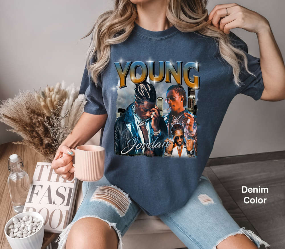 Retro Young Slatt THUG Comfort Colors Shirt: Vintage Graphic Tee Young Thug T-Shirt – Mighty Little Man 2024 Retro Vintage Shirt