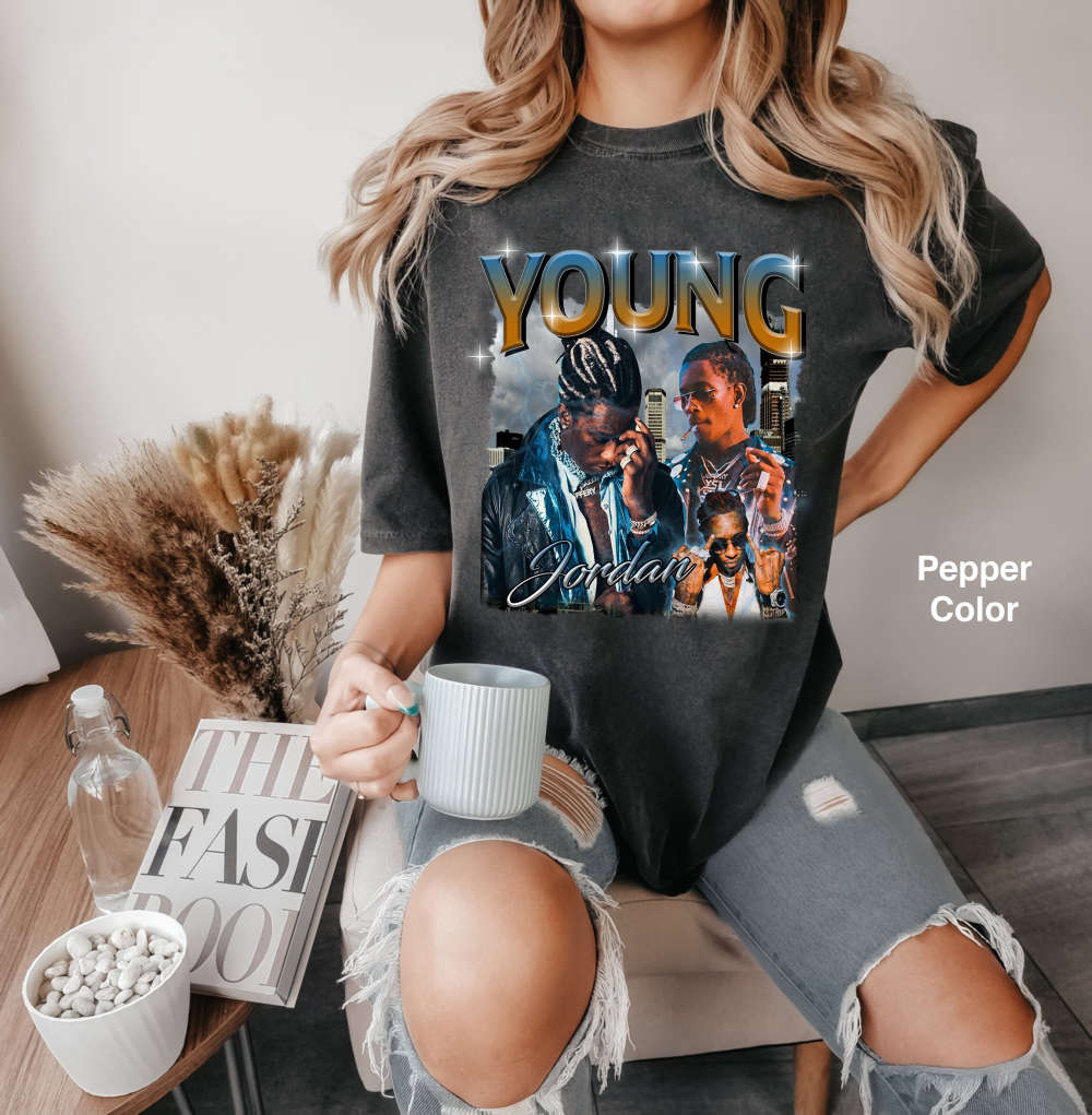 Retro Young Slatt THUG Comfort Colors Shirt: Vintage Graphic Tee Young Thug T-Shirt – Mighty Little Man 2024 Retro Vintage Shirt