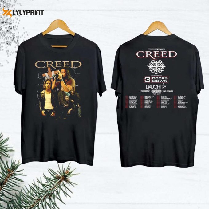 Rock Band Creed Graphic Shirt, Creed Band Summer Of ’99 Tour 2024 Shirt, For Men Women 1