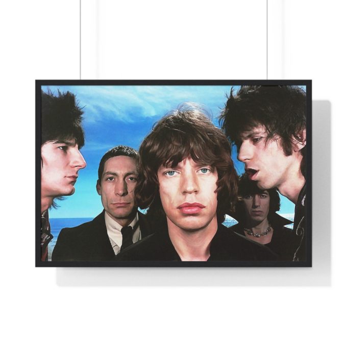 Rolling Stones, Black And Blue, Album Cover Poster, Ronnie Wood, Charlie Watts, Mick Jagger, Bill Wyman, Keith Richards, Rock Music Print 3