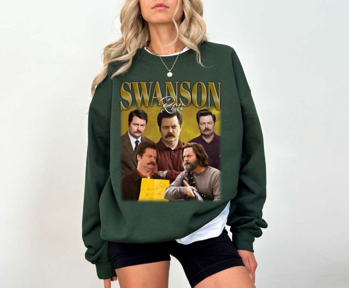 Ron Swanson T-Shirt Ron Swanson Shirt Ron Swanson Tees Ron Swanson Sweater Vintage Unisex T-Shirt 4