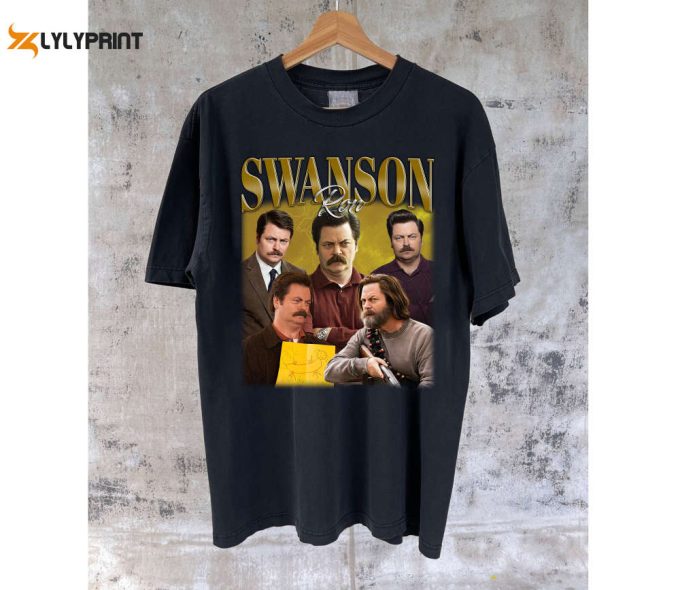 Ron Swanson T-Shirt Ron Swanson Shirt Ron Swanson Tees Ron Swanson Sweater Vintage Unisex T-Shirt 1