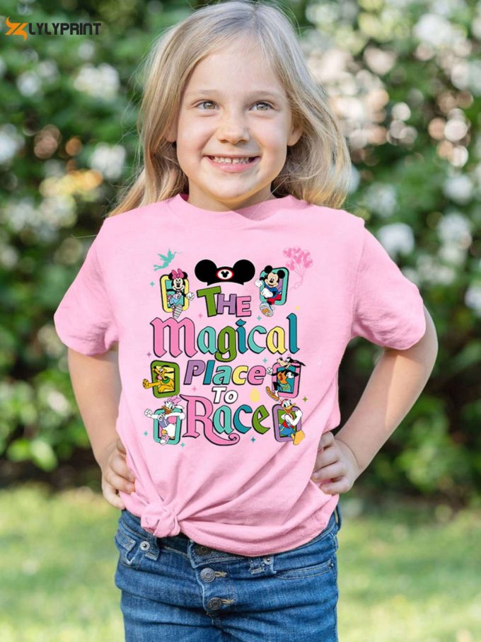 Rundisney 2024 Shirt: Magical Race With Mickey &Amp;Amp; Friends Disneyland Marathon Weekend 1