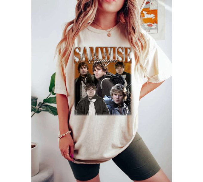 Samwise Gamgee T-Shirt Samwise Gamgee Shirt Samwise Gamgee Tees Samwise Gamgee Sweater Vintage Movie Vintage T-Shirt Birthday Gifts 3