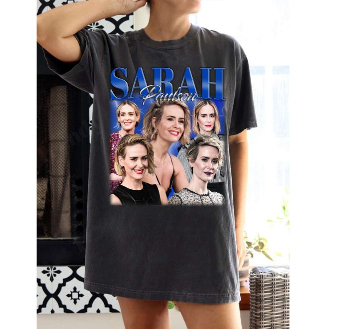 Sarah Paulson T-Shirt Sarah Paulson Shirt Sarah Paulson Tees Sarah Paulson Sweater Vintage Unisex T-Shirt 2