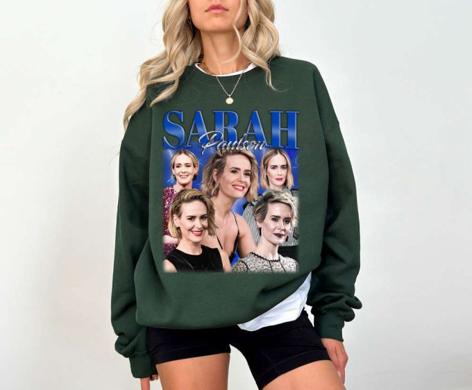 Sarah Paulson T-Shirt Sarah Paulson Shirt Sarah Paulson Tees Sarah Paulson Sweater Vintage Unisex T-Shirt 4