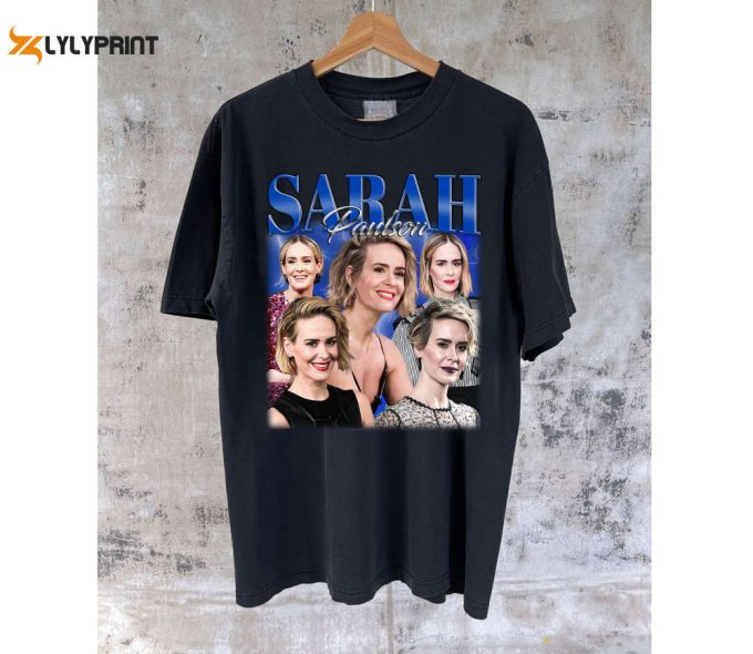 Sarah Paulson T-Shirt Sarah Paulson Shirt Sarah Paulson Tees Sarah Paulson Sweater Vintage Unisex T-Shirt 1