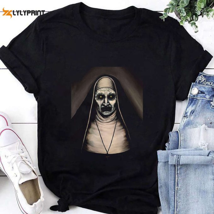 Scary Horror The Nun Valak Conjuring T-Shirt, Valak Shirt Fan Gifts, For Men Women 1
