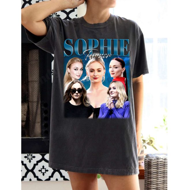 Sophie Turner T-Shirt Sophie Turner Shirt Sophie Turner Tees Sophie Turner Sweater Trendy Sweatshirt Couples T-Shirt Tee Cute 2