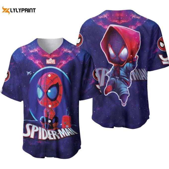 Spider Man No Way Home High School Student Superhero Saving Multiverse Designed Allover Gift For Spider Man Fans Baseball Jersey Gifts For Fans 1