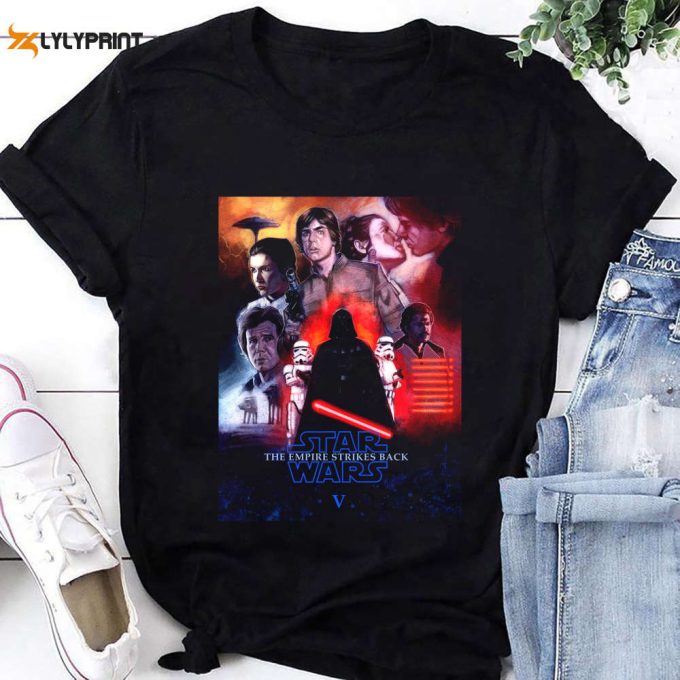 Star Wars The Empire Strikes Back T-Shirt, Star Wars Shirt Fan Gift, Star Wars Lover Shirt, Star Wars Movie Shirt, Star Wars Vintage Shirt 1