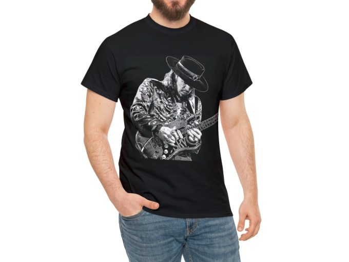 Stevie Ray Vaughan Tee, Black Unisex T-Shirt, Stevie Ray Vaughan T-Shirt, Rock Legend Tee, Stevie Ray Vaughan Gift, Blues Rock, Texas Blues 3