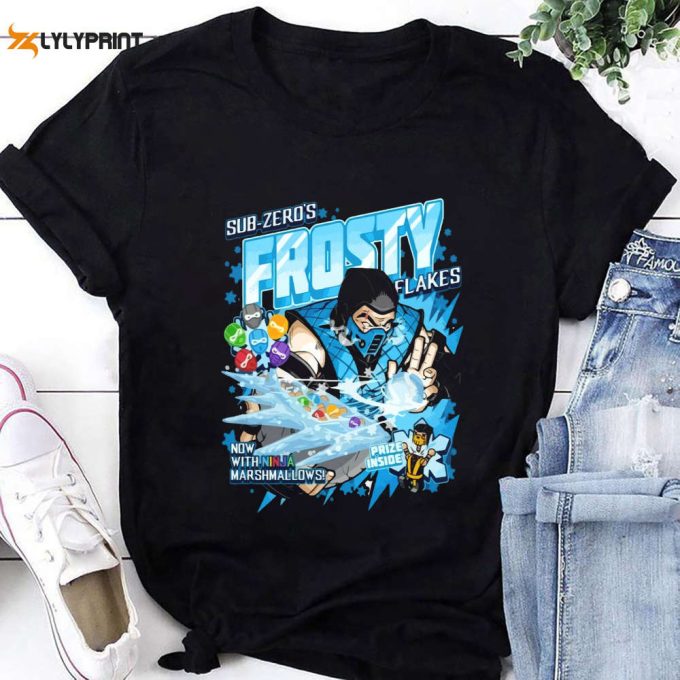 Sub-Zezo Mortal Kombat Parody Frosty Video Game T-Shirt, For Men Women 1