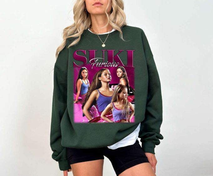 Suki Furious T-Shirt Suki Furious Shirt Suki Furious Tees Suki Furious Sweater Movie Crewneck Vintage Unisex T-Shirt 4