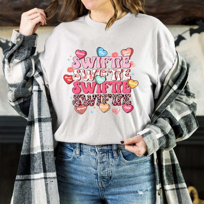 Swiftie Shirt, Heart Love Shirt, Swiftie Lover Day Shirt, Retro Swiftie Mom Gift , Cute Girls Gift 5