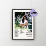 SZA Poster | CTRL Poster | SZA Ctrl Deluxe Tracklist Album Cover Poster / Album Cover Poster Print Wall Art, Custom Poster