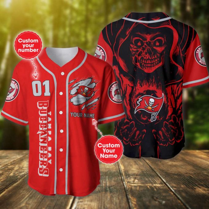 Tampa Bay Buccaneers Baseball Jersey Custom Name And Number Gift For Men Women 2